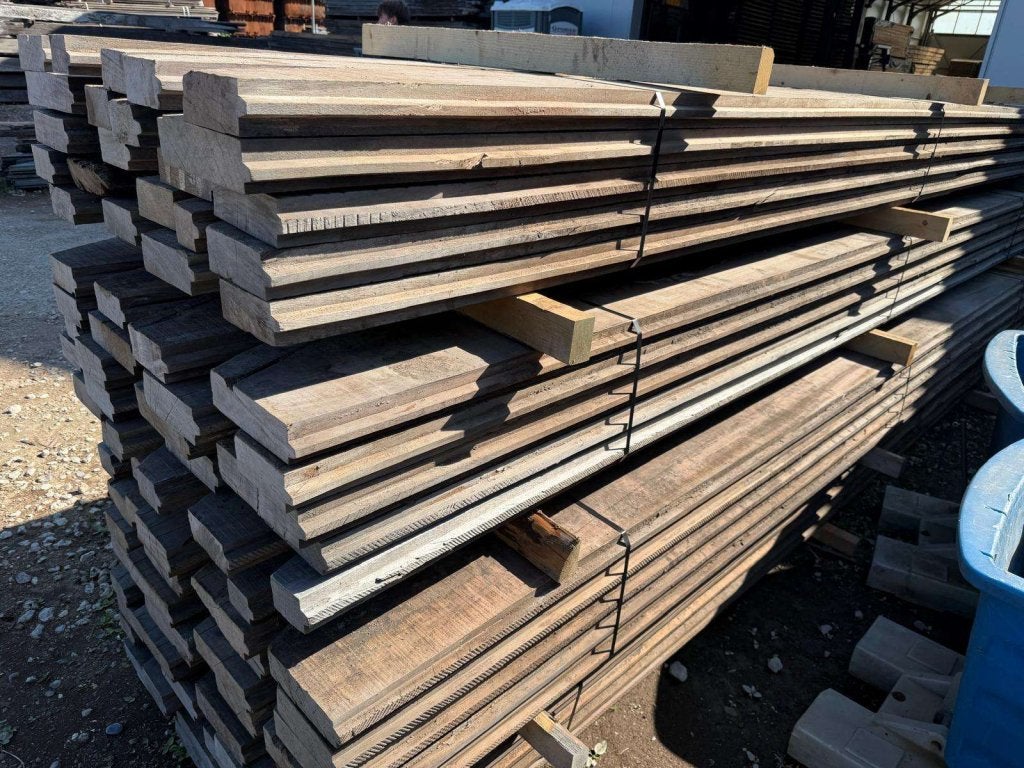 Azobé Damwandplanken 6 cm Dik | FSC Recycled | Hardhout |, Gebruikt, Plank