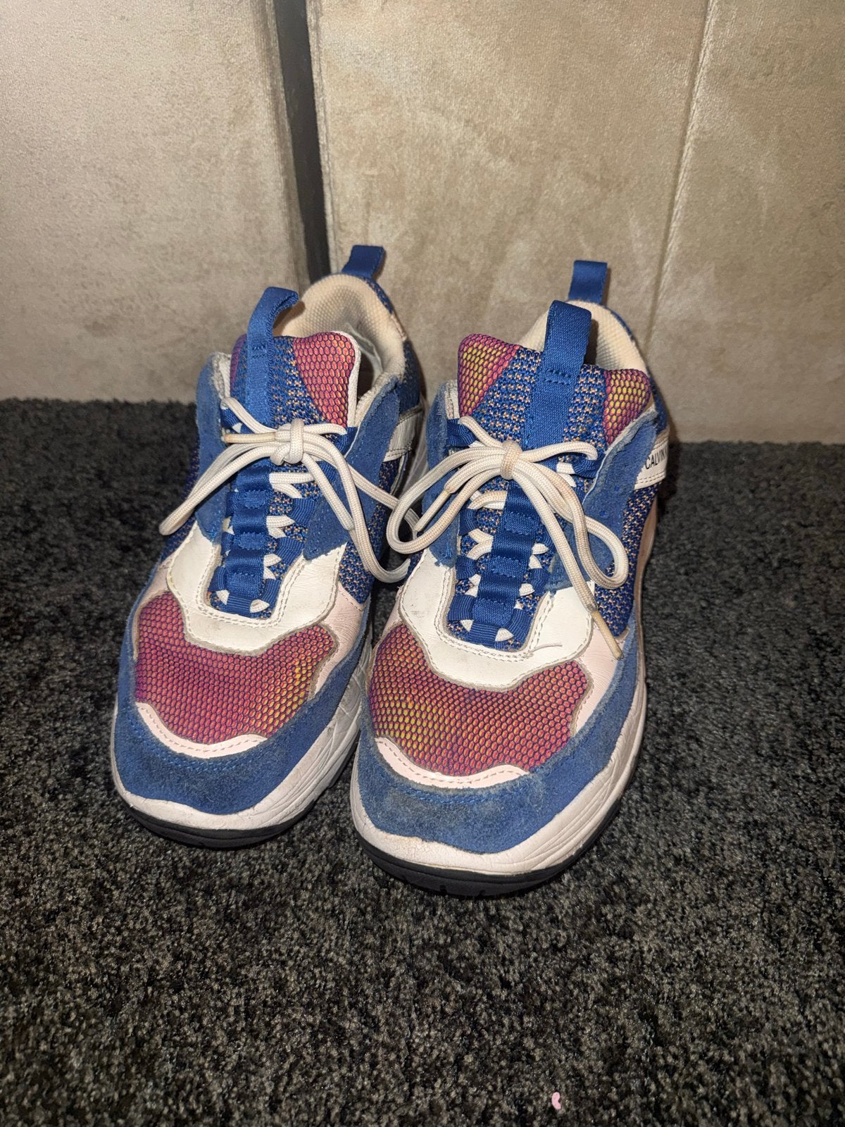 Calvin Klein schoenen maat 39 - goede staat, Ophalen of Verzenden, Gedragen, Blauw, Sneakers of Gympen