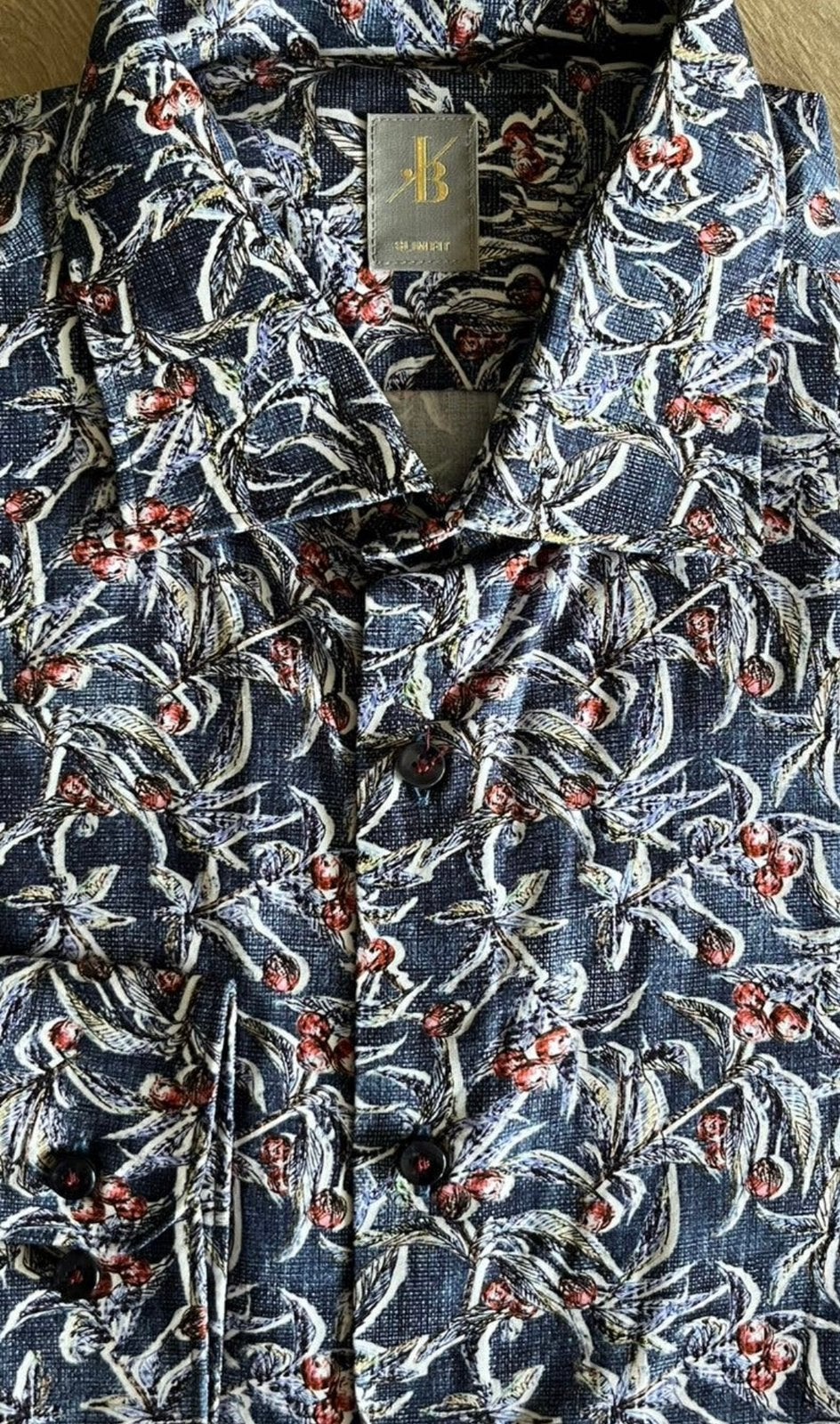 Jacques Britt slimfit overhemd, maat 39, nieuw, wvp €139,95, Overige kleuren, Nieuw, Nvt, Nvt