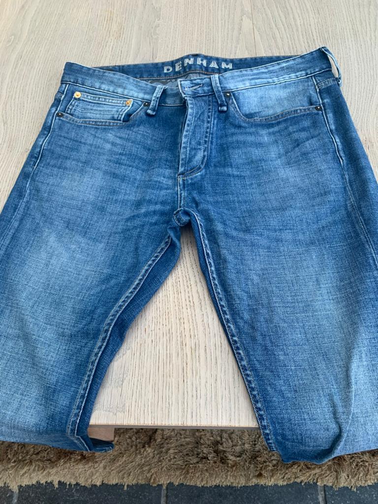 Denham Bolt Skinny Fit Jeans W32 L34, Ophalen of Verzenden, Zo goed als nieuw, Blauw, W32 (confectie 46) of kleiner