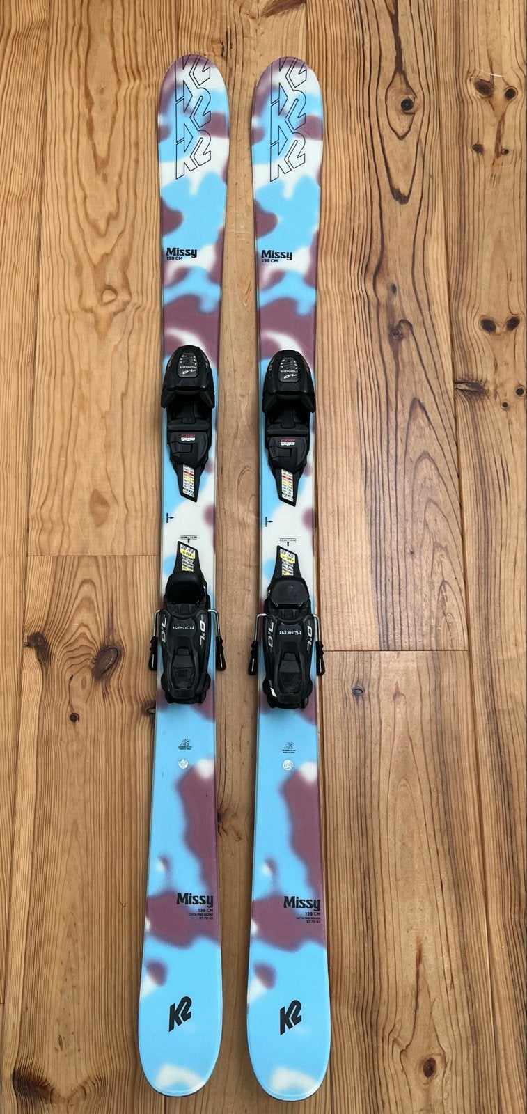 K2 Missy Ski's 139 cm met Marker bindingen uit 2022/2023, Gebruikt, 100 tot 140 cm, Skiën, Ski's