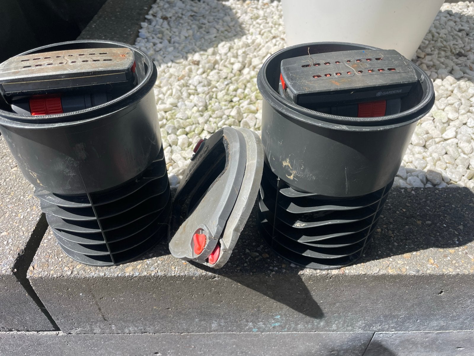 Gardena Zwenksproeier Pop-up Sprinkler (2 stuks), Verzenden, Gebruikt, Zwenksproeier
