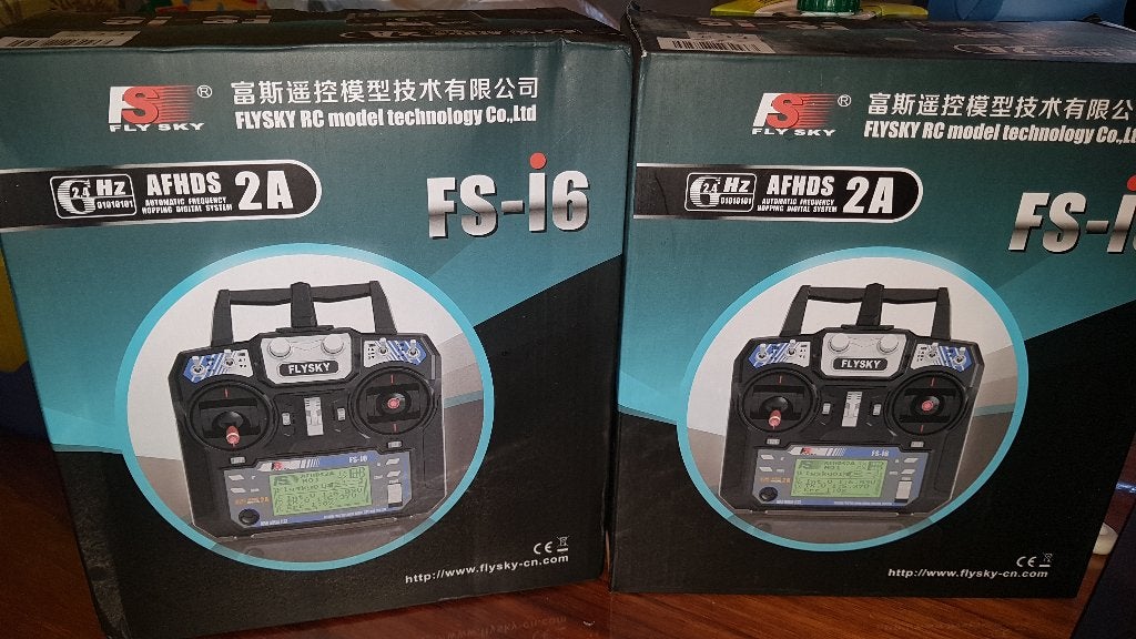 RC Zender FS-I6 FS-ST8 FS-I6X 10 kanaals FlySky 2.4GHZ AFHDS, Ophalen of Verzenden, Nieuw