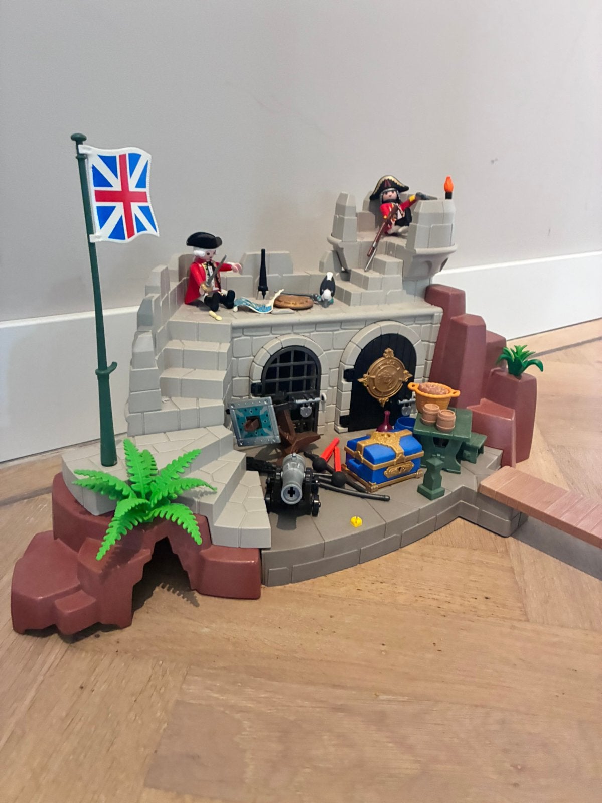 Playmobil Britse soldatenvesting - 5139, Ophalen of Verzenden, Zo goed als nieuw