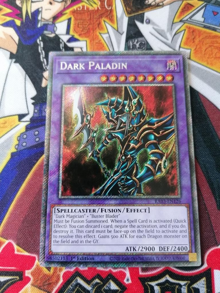 Dark Paladin - Platinum Secret Rare RA03 - Yu-Gi-Oh, Hobby en Vrije tijd, Verzamelkaartspellen | Yu-gi-Oh!, Ophalen of Verzenden