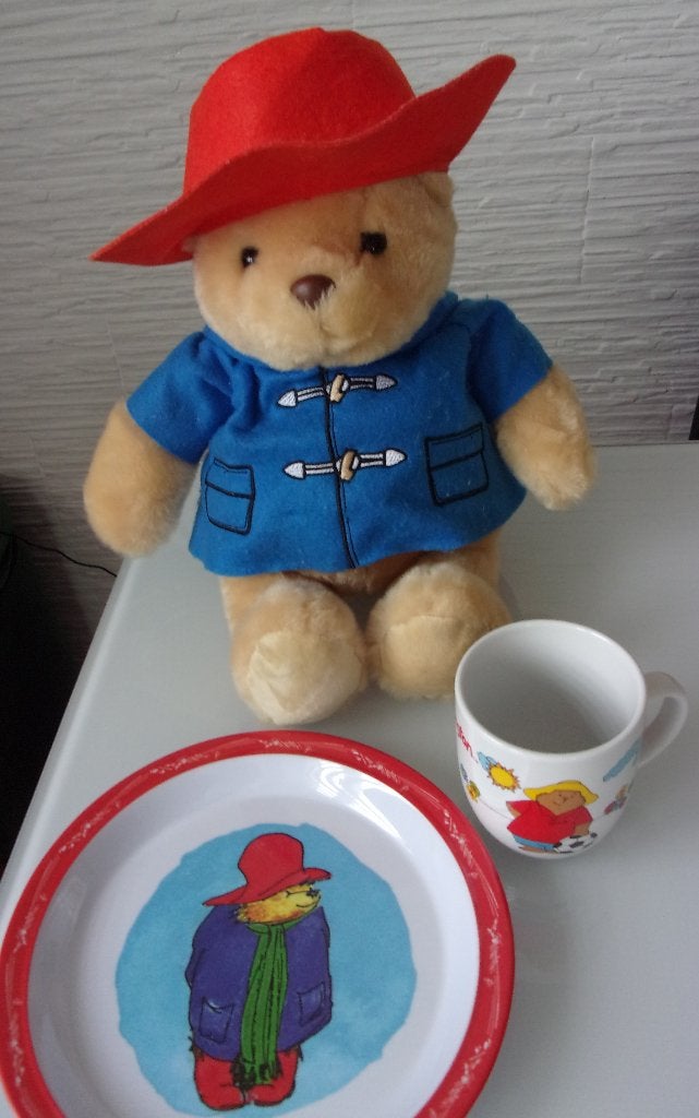 Paddington Bear + Mok (D.E.) + Bord (Nieuw), Verzenden, Nieuw, Stoffen beer, Overige merken