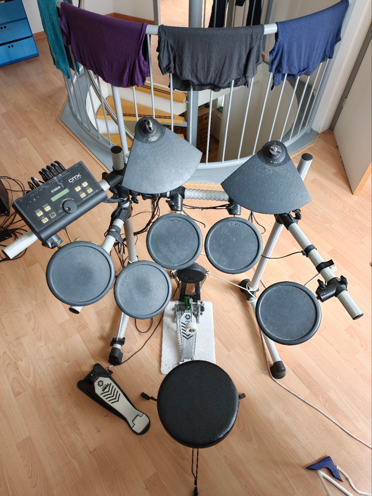 Elektronisch Drumstel Yamaha DTX500, Muziek en Instrumenten, Ophalen, Gebruikt, Yamaha, Elektronisch