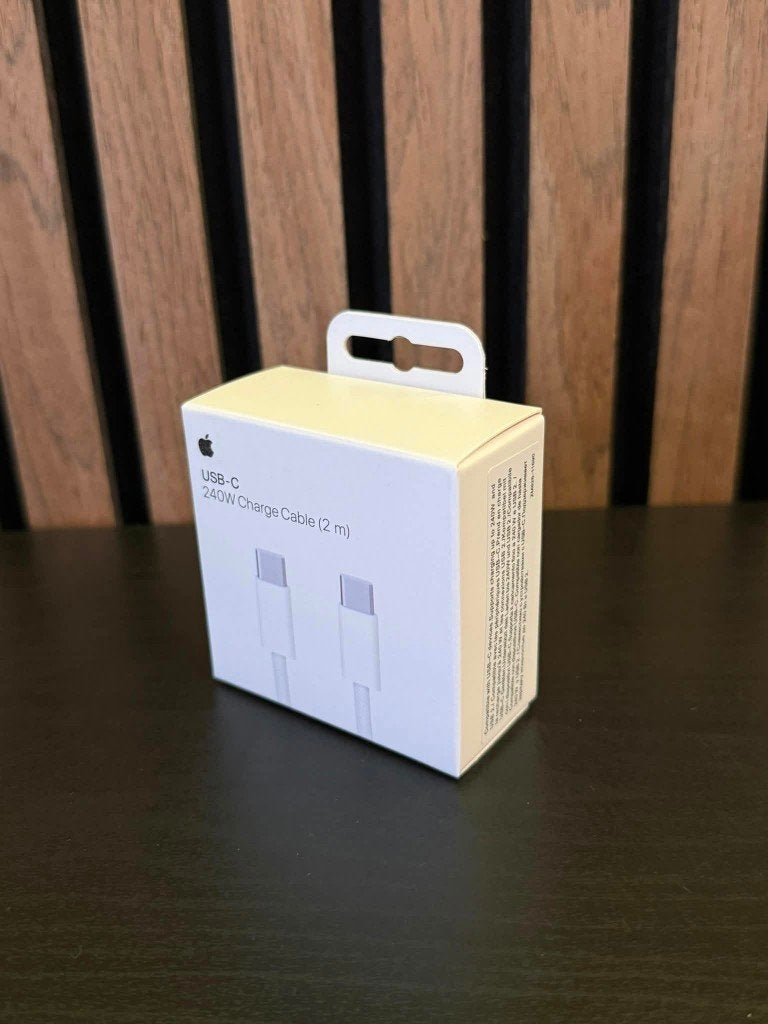 Originele Apple USB-C 240W Oplaadkabel (2 Meter) | Nieuw, Telecommunicatie, Mobiele telefoons | Telefoon-opladers, USB-C, Nieuw