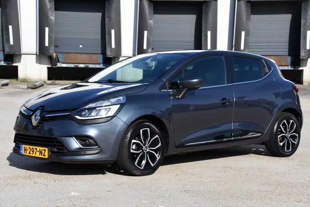 Renault Clio Energy TCe 120pk Ecoleader S&S 2018 Grijs, Auto's, Voorwielaandrijving, 898 cc, Zwart, 580 kg