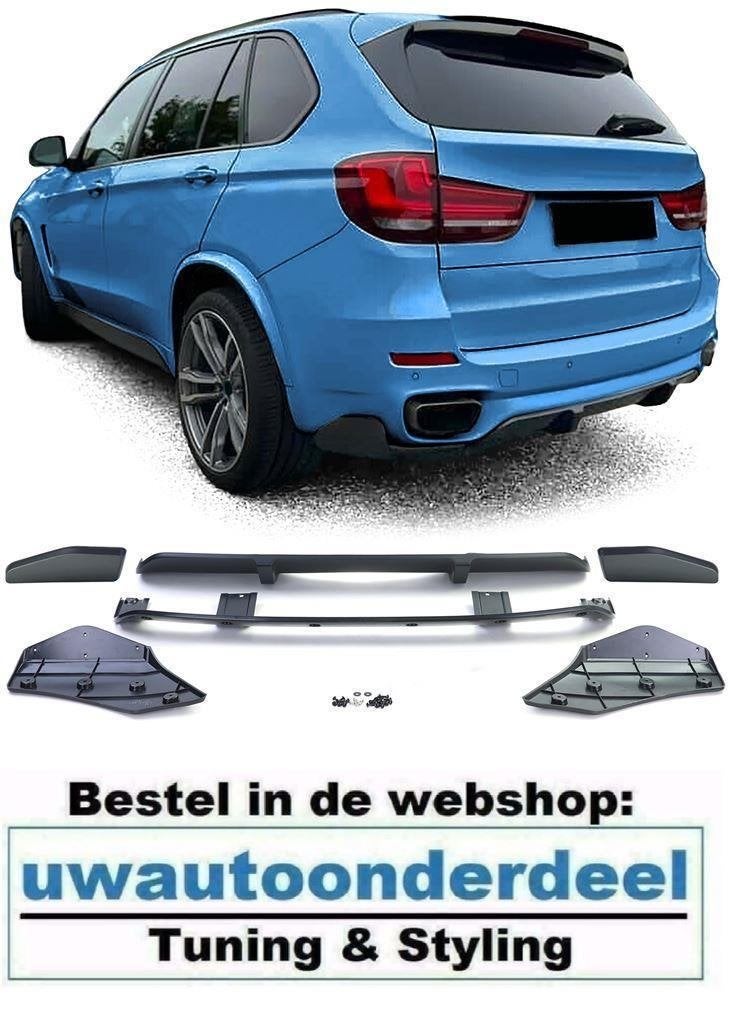Achterbumper Diffuser Mat Zwart Voor Bmw X5 F15 M Pakket, Verzenden