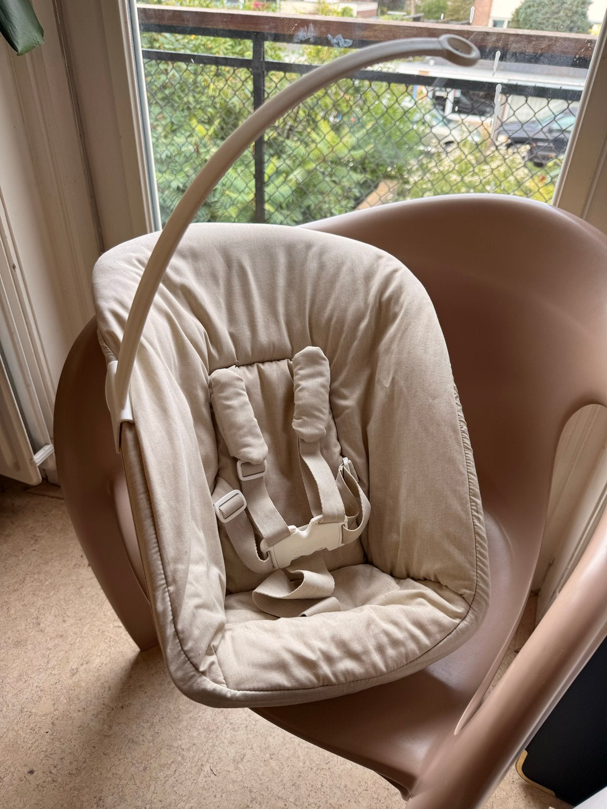 Stokke Tripp Trapp Newborn Set - Zo goed als nieuw, Ophalen of Verzenden, Zo goed als nieuw, Overige typen, Gordel(s)