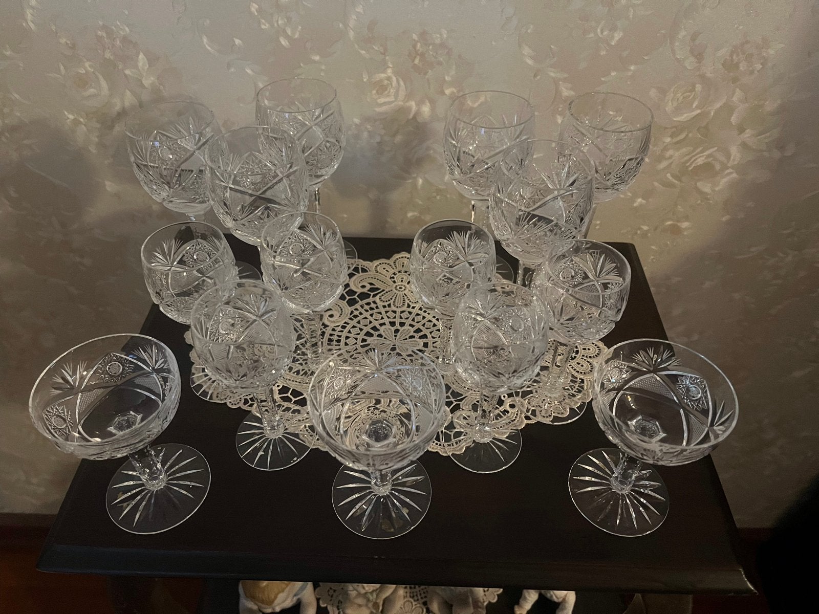 Nieuwe Kristallen Wijnglazen - Set van 15 Stuks, Antiek en Kunst, Ophalen of Verzenden