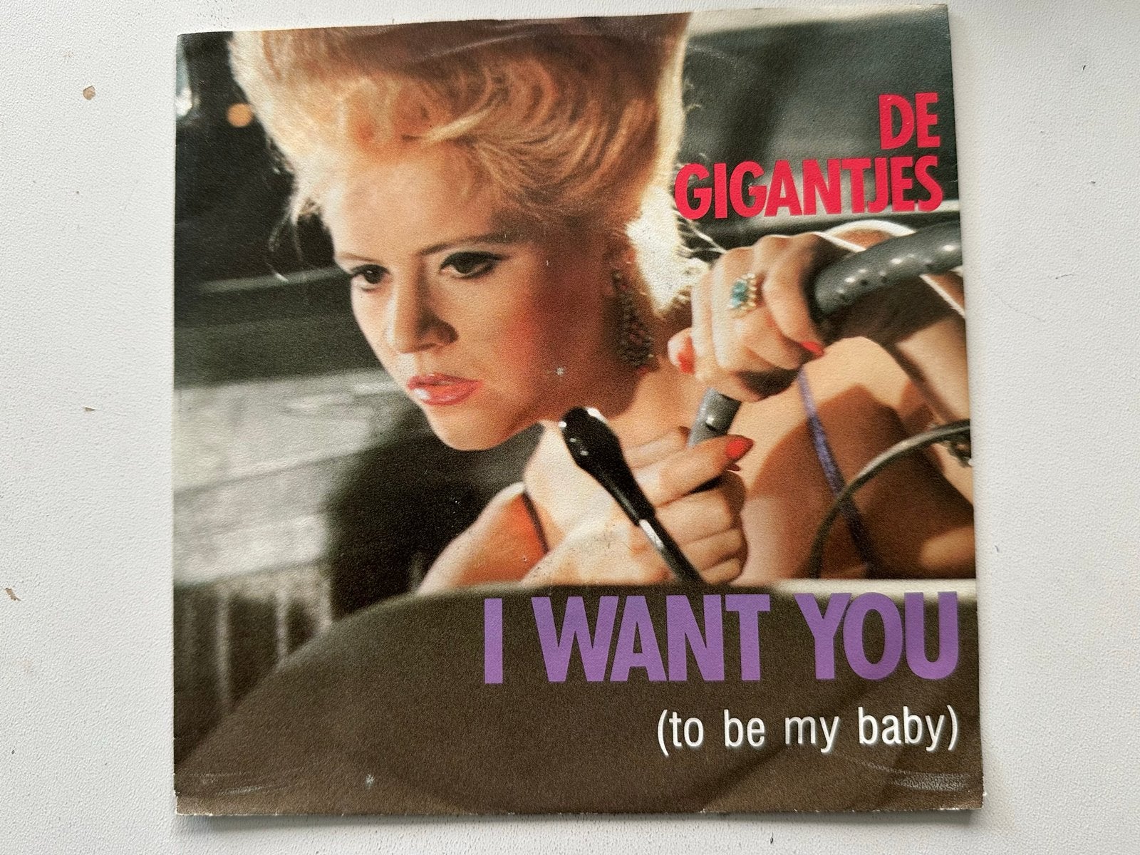 De Gigantjes - I Want You (To Be My Baby) Vinyl Single, Ophalen of Verzenden, Gebruikt, 7 inch, Nederlandstalig