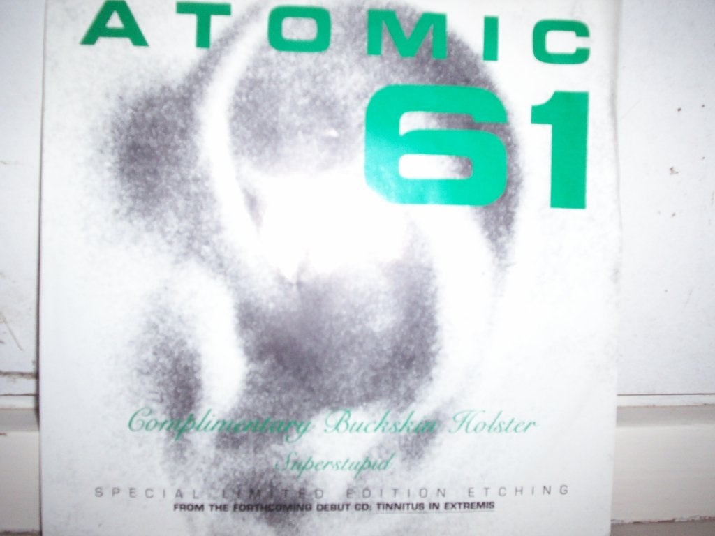 Ruil of koop Rare Limited Green Etching Atomic 61 (USA 1993), Cd's en Dvd's, Gebruikt, 7 inch, Speciale editie, Ophalen of Verzenden
