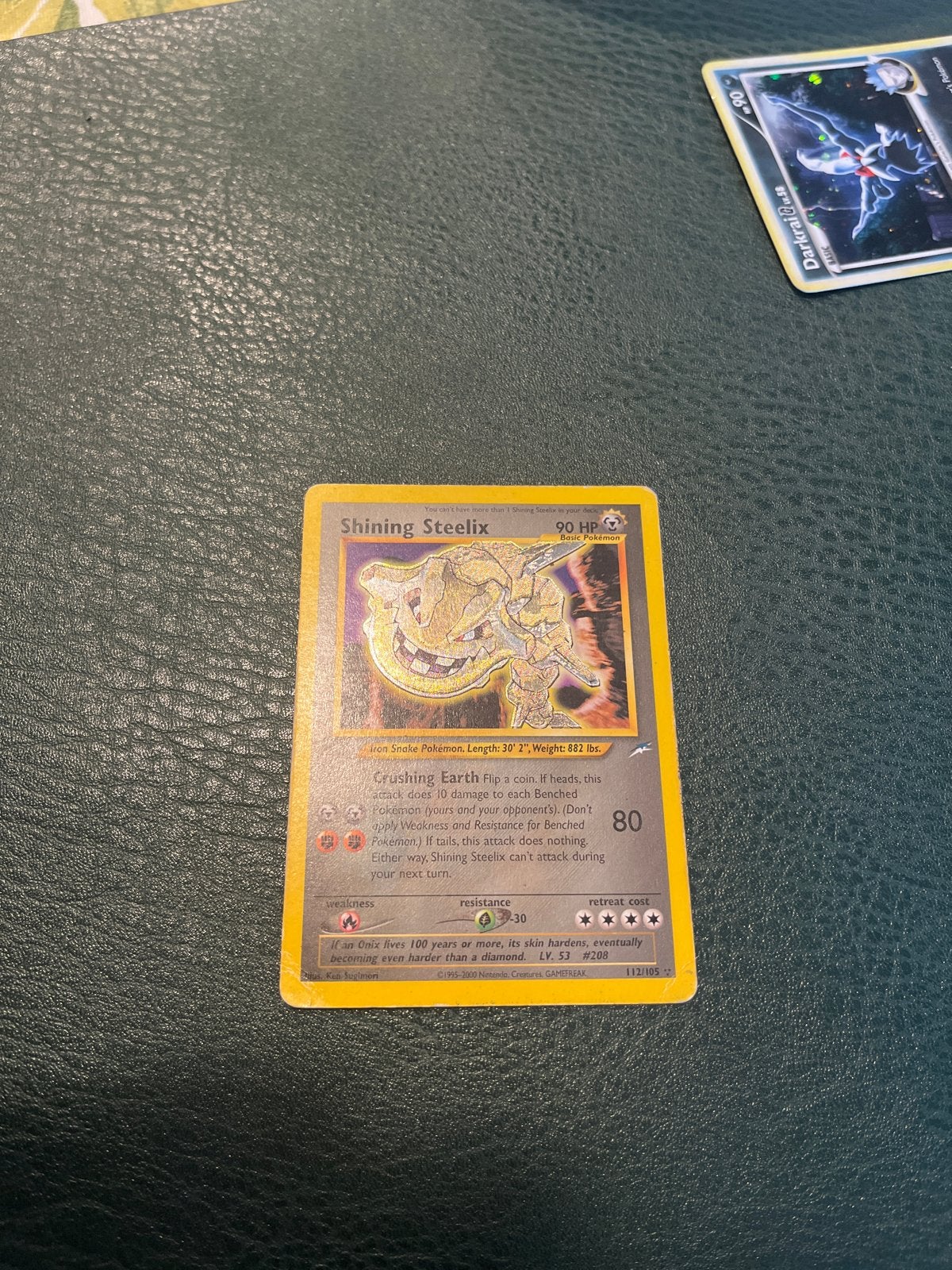 Shining Steelix 112/105 Pokémon kaart – Neo Destiny, Hobby en Vrije tijd, Verzamelkaartspellen | Pokémon, Ophalen of Verzenden