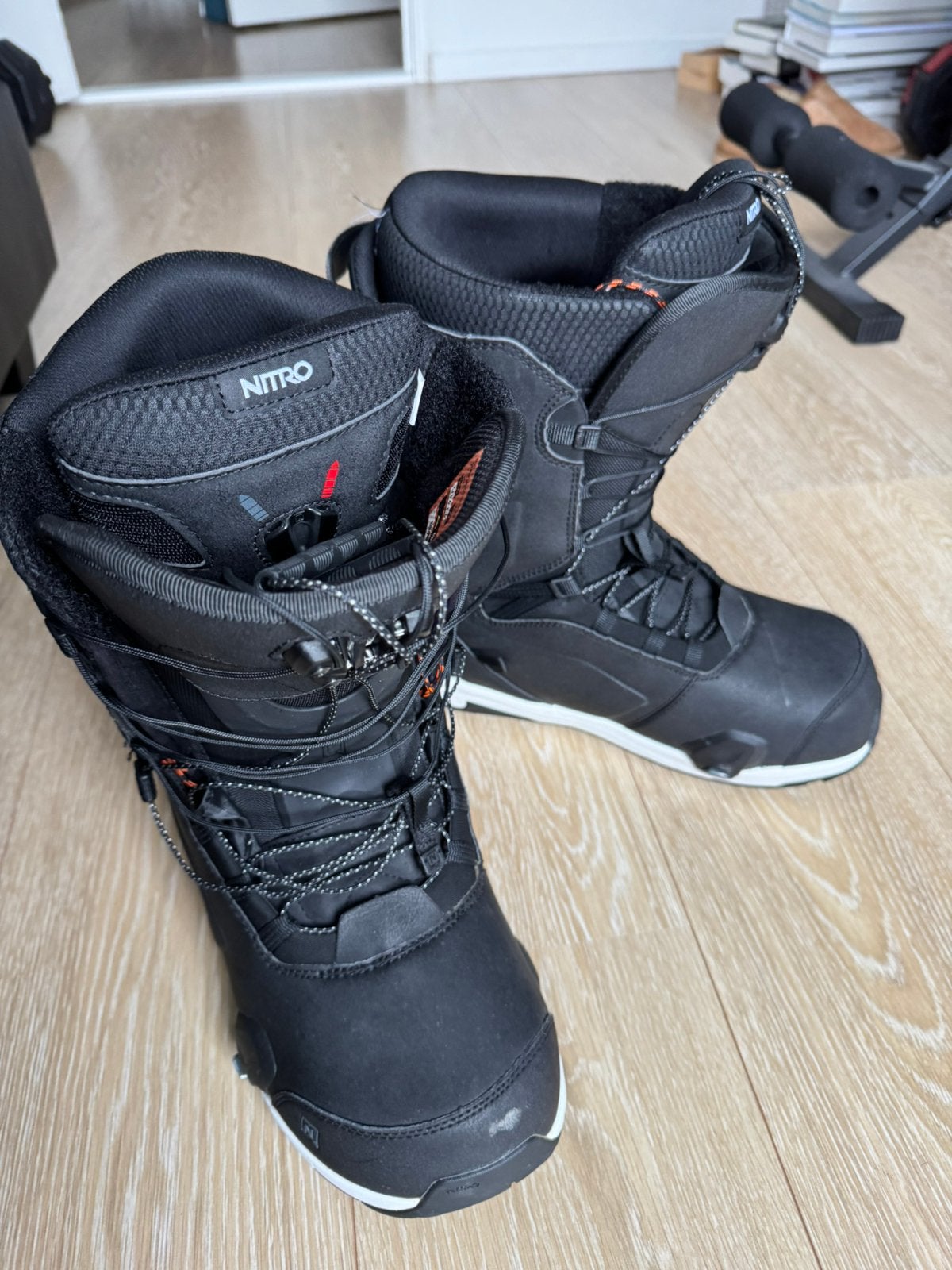 Nitro Step-On Snowboardschoenen inclusief Burton bindingen, Ophalen, Zo goed als nieuw