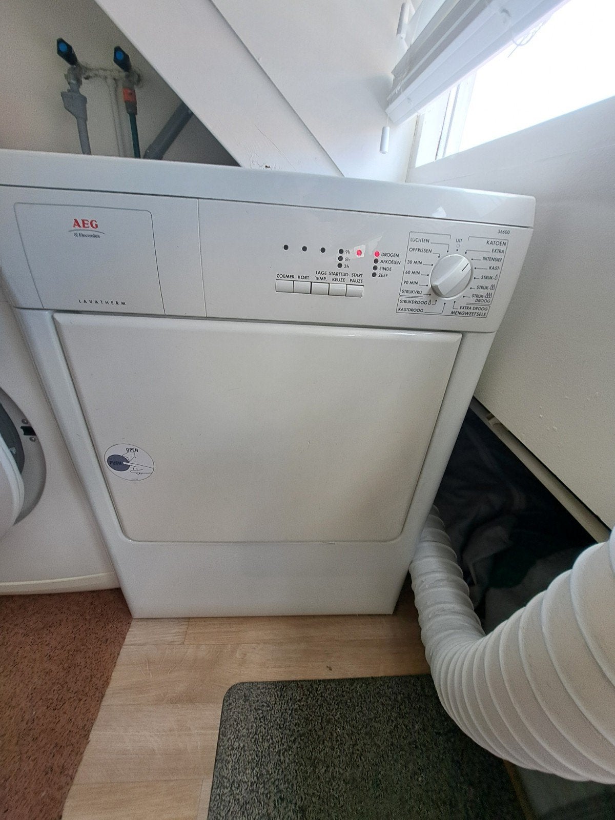 AEG Lavatherm wasdroger - Ziet er goed uit, droogt prima!, Witgoed en Apparatuur, Wasdrogers, Ophalen of Verzenden, Gebruikt, Voorlader