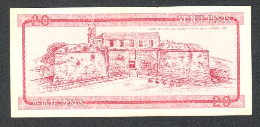 Bankbiljet - Cuba 20 Pesos A 1985., Ophalen of Verzenden, Noord-Amerika