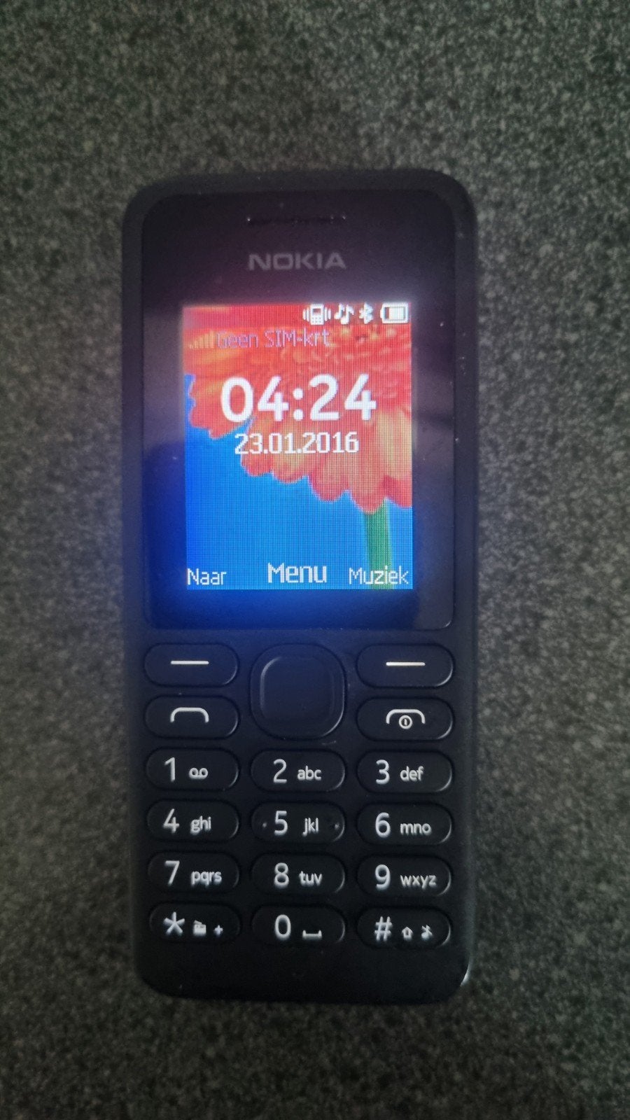 Nokia 108 Dual SIM - Zo goed als nieuw, incl. doos en lader, Zwart, Fysiek toetsenbord, Ophalen of Verzenden, Klassiek of Candybar