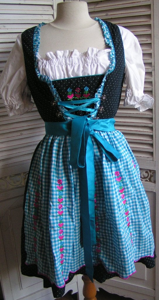 tiroler dirndl jurk schort en blouse maat 38 nr DD 638, Kleding | Dames, Maat 38/40 (M), Verzenden, Landhaus van C&A, Kleding