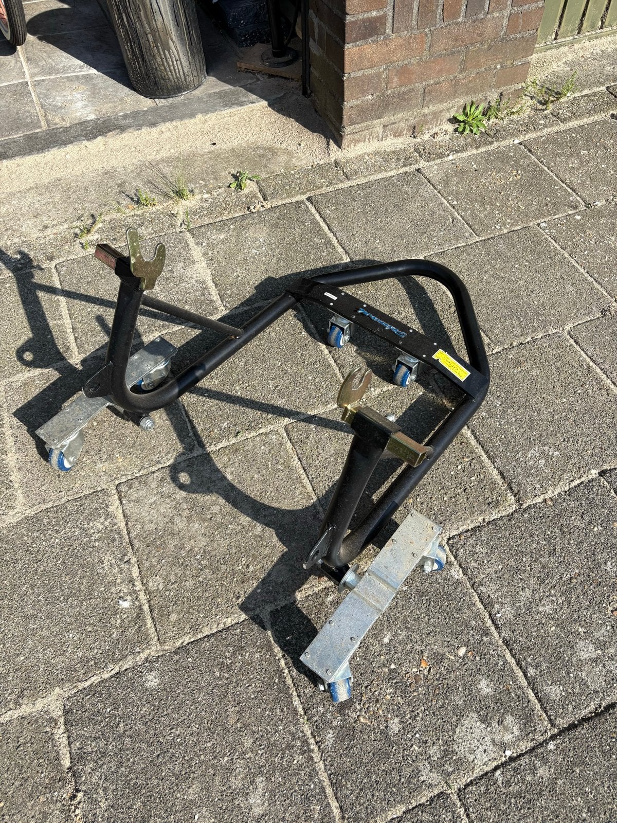Paddockstand Datona - Motorfiets standaard, Ophalen, Gebruikt