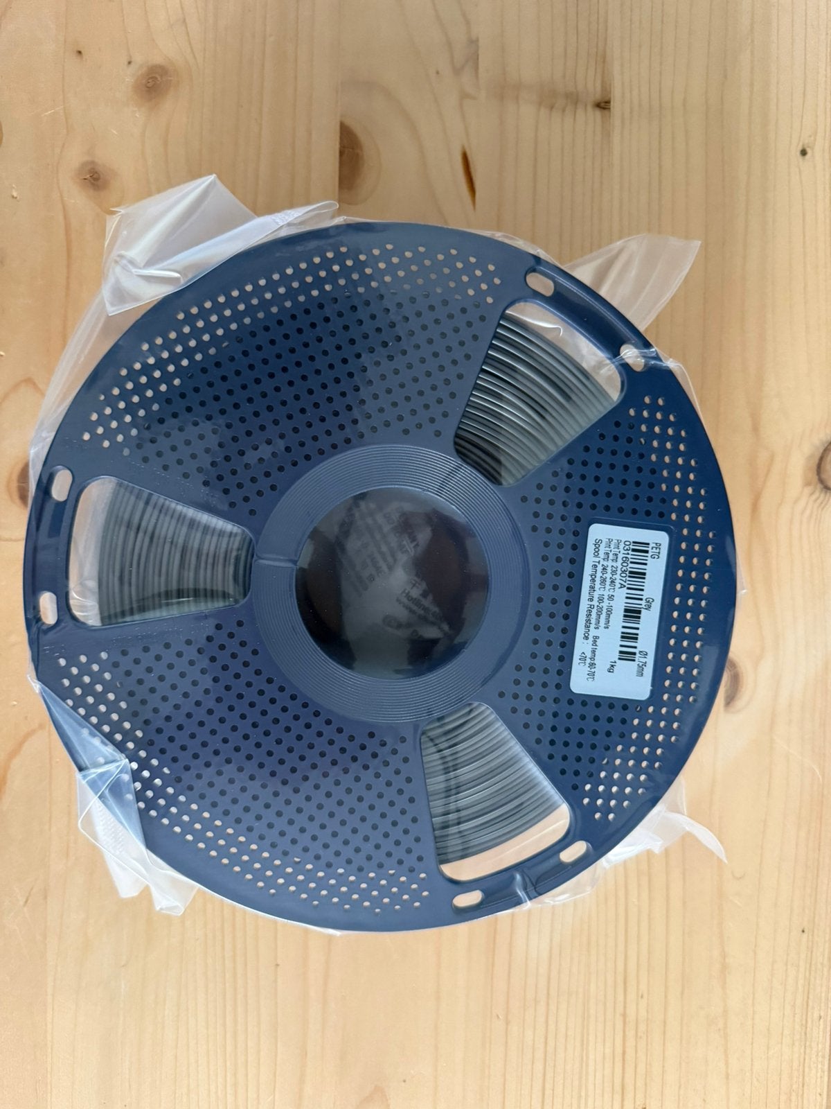 Petg filament 1kg geseald grijs, Nieuw, Ophalen of Verzenden, MaLo Designs, Info@malodesigns.nl