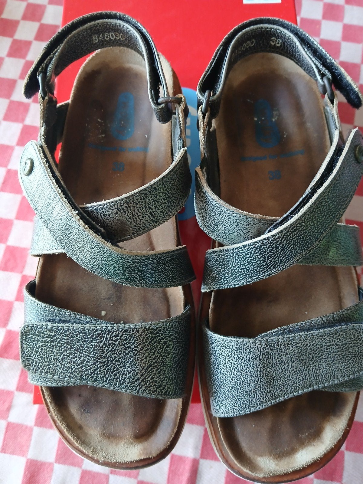 Wolky sandalen, maat 38, zwart zilver spikkel, Kleding | Dames, Schoenen, Wolky, Zwart, Gedragen, Sandalen of Muiltjes