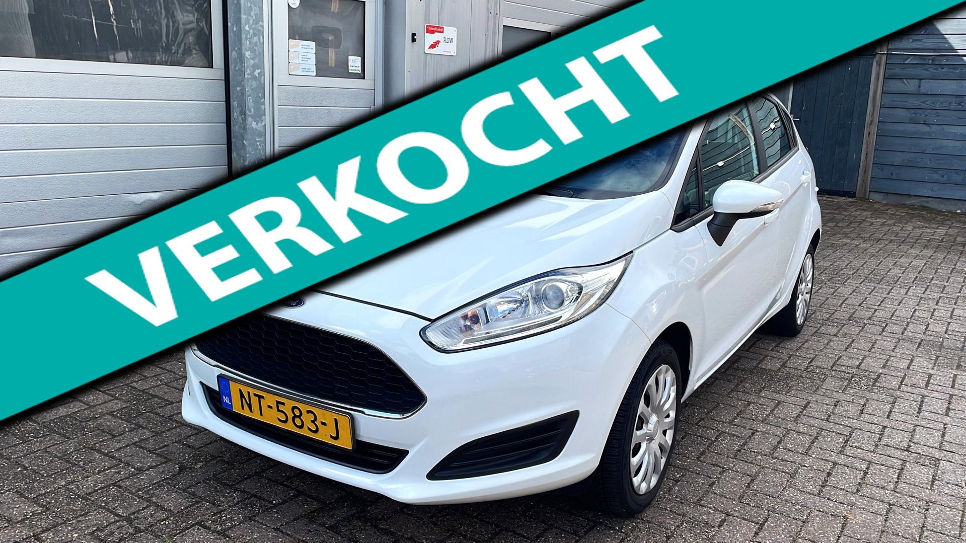 Ford Fiesta 1.0 Style Essential 2017-Navi-Airco-Cruise-APK, Auto's, Stof, 525 kg, Origineel Nederlands, Bedrijf