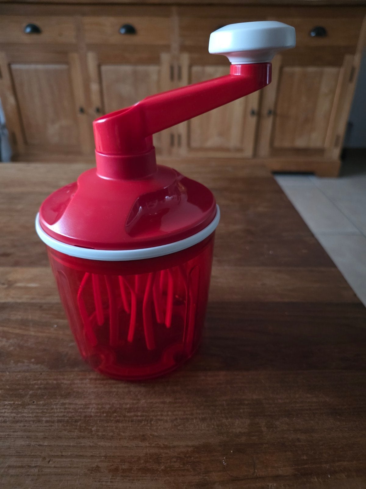 Tupperware Handmixer speedy - Rood, Kunststof, Ophalen of Verzenden, Rood, Overige merken