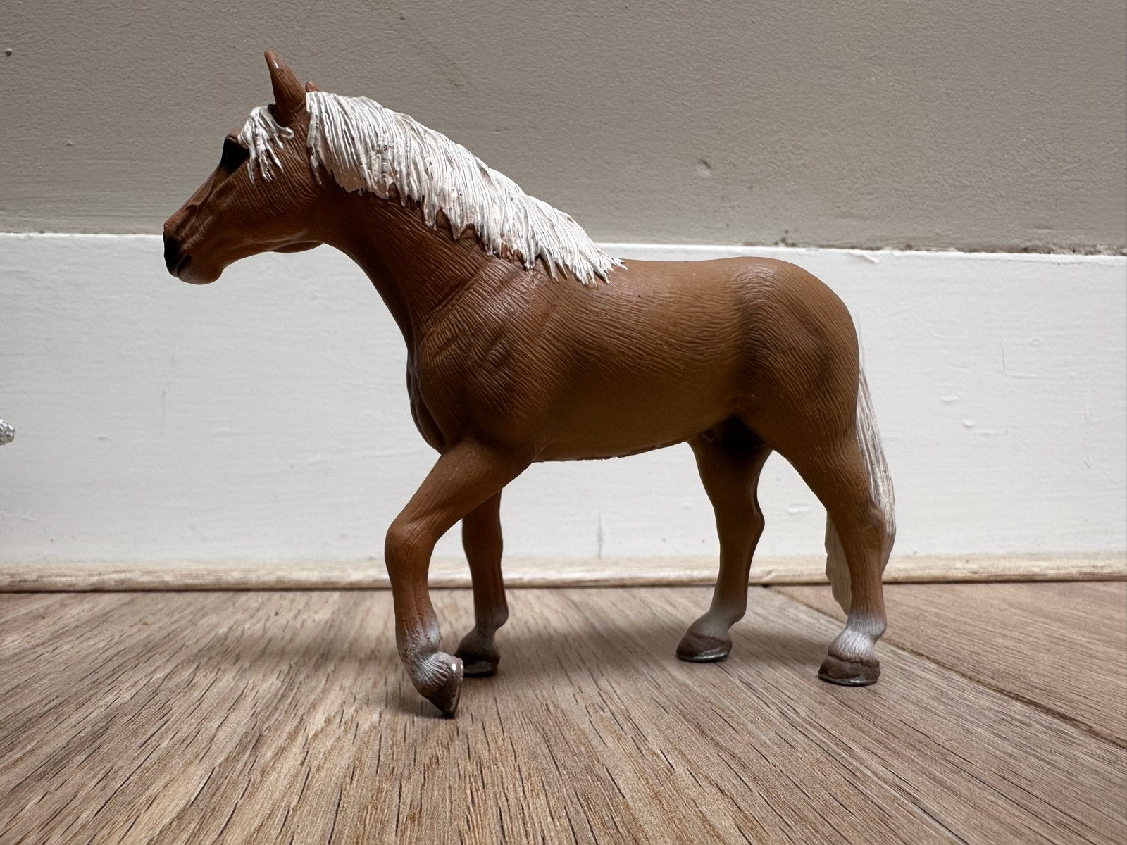 Schleich Haflinger paard speelfiguur, Ophalen of Verzenden, Gebruikt