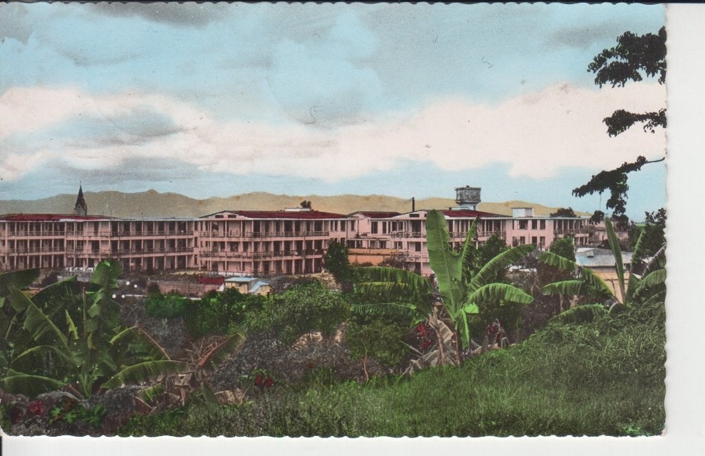 D058 ansichtkaart Guadeloupe 1960 Pointe-a-Pitre, Ophalen of Verzenden, 1940 tot 1960, Gelopen, Buiten Europa
