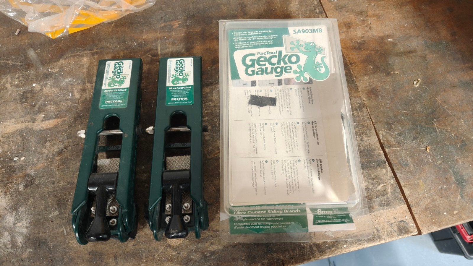 Gecko Montagehulp voor gevelbekleding (o.a James hardy), Ophalen of Verzenden, Gebruikt, Overige typen, Overige merken