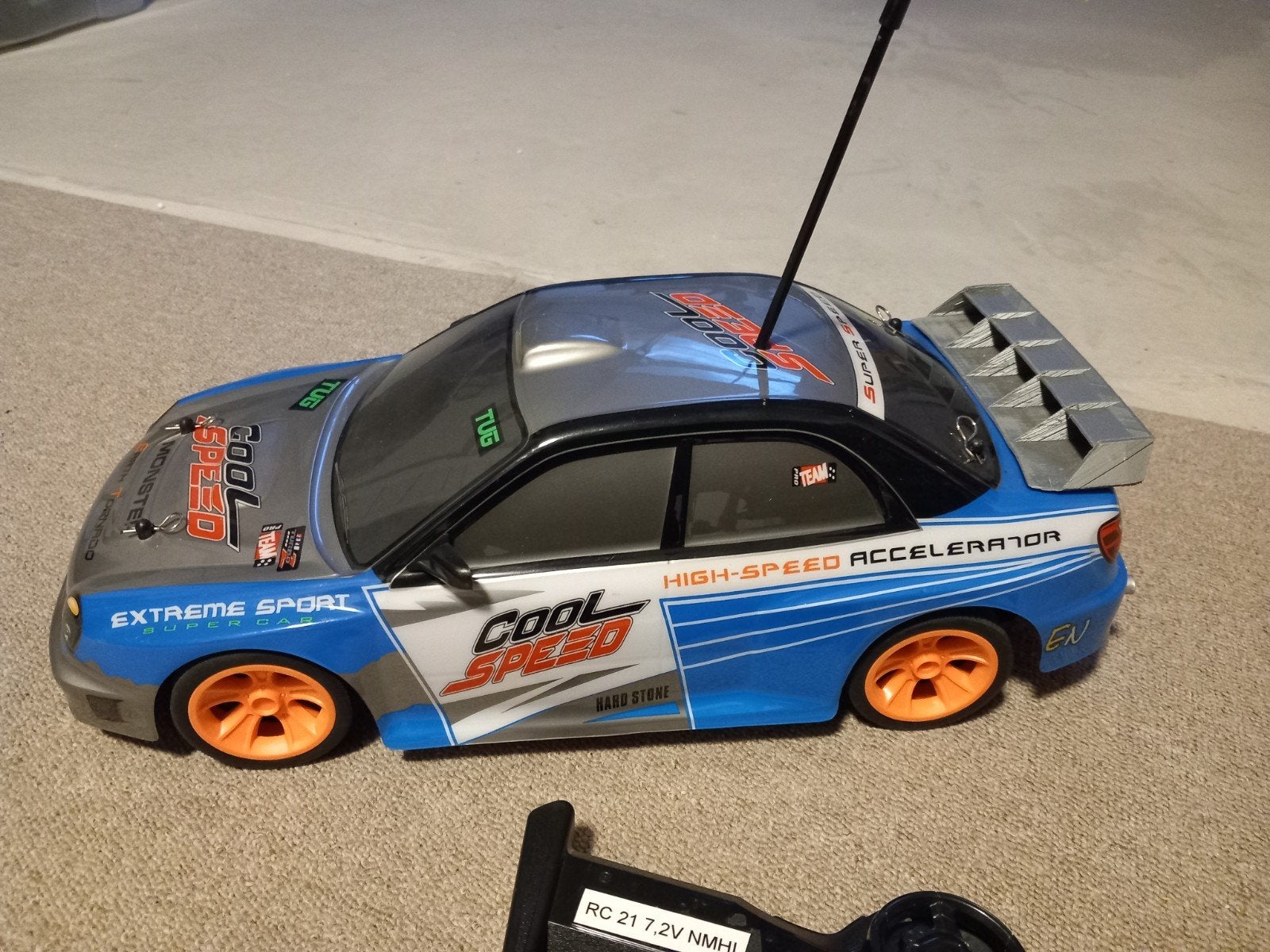 Rc auto  1/10 subaru, Ophalen of Verzenden, Gebruikt, Onderdeel