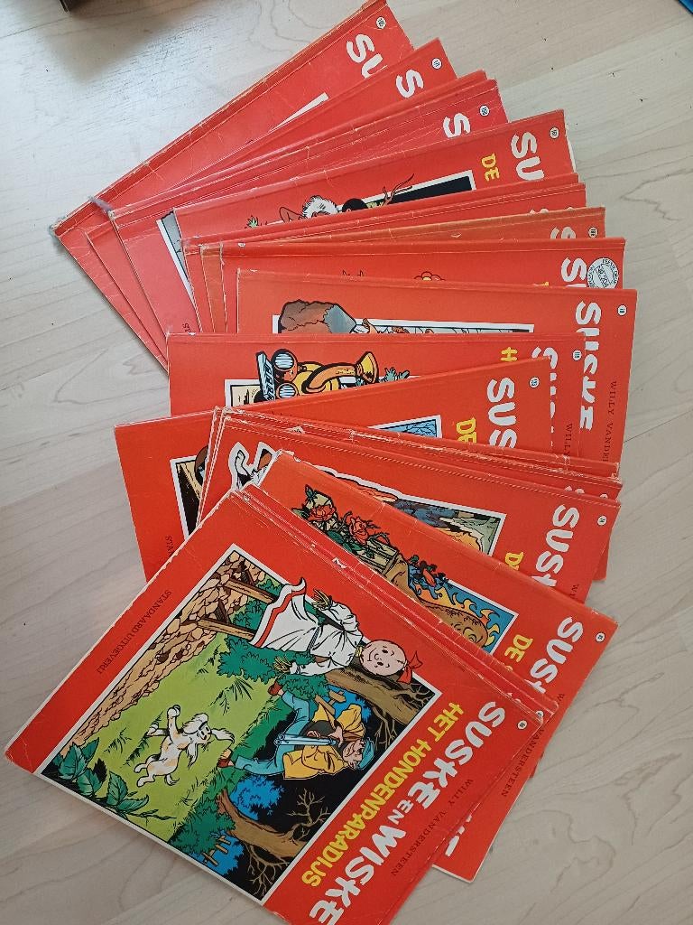Stripboeken suske en wiskr, Boeken, Stripboeken, Meerdere stripboeken, Ophalen, Gelezen