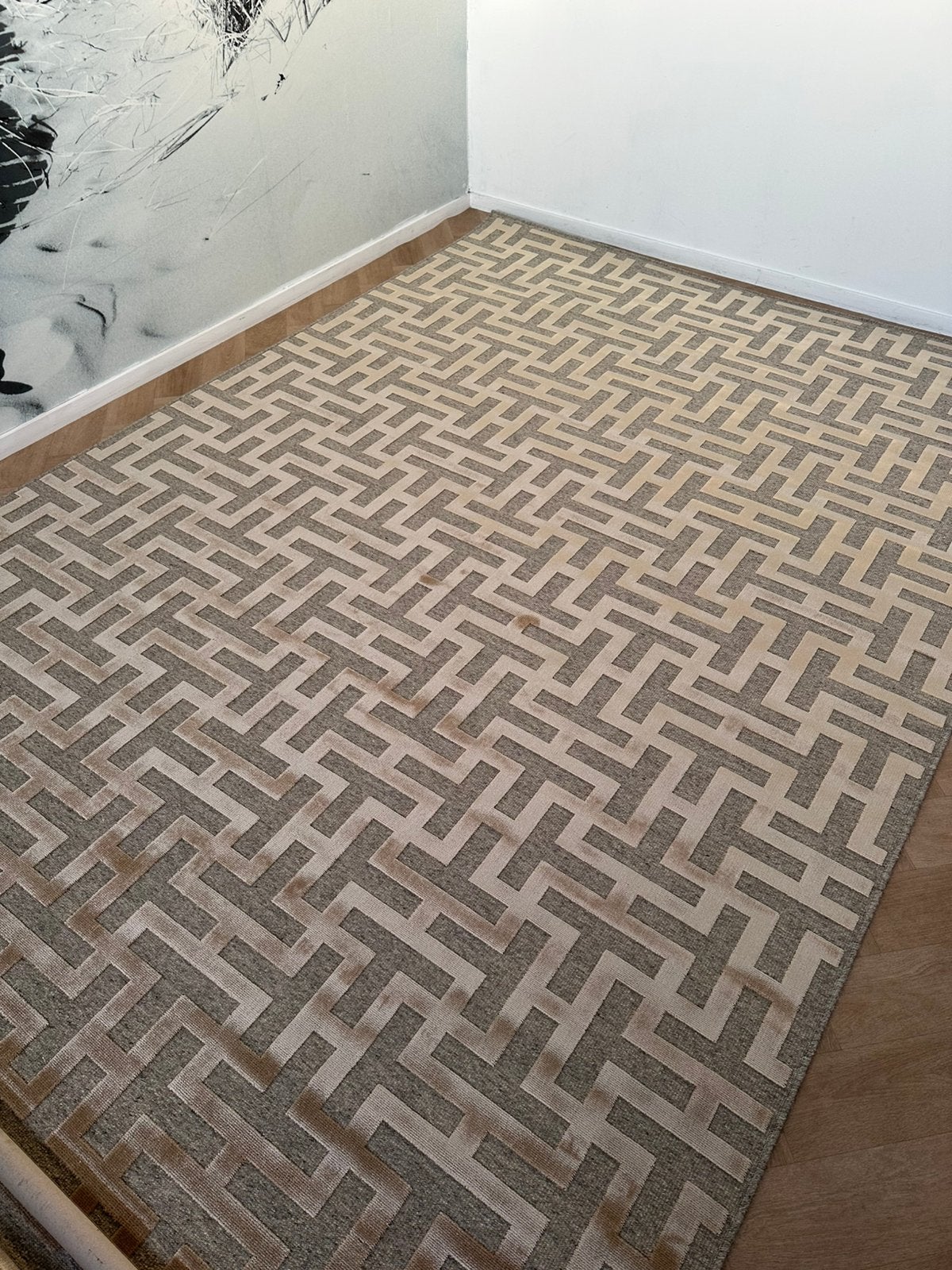 Brinker Chiara gold 200/290 vloerkleed, Ophalen, 200 cm of meer, Rechthoekig, Nieuw