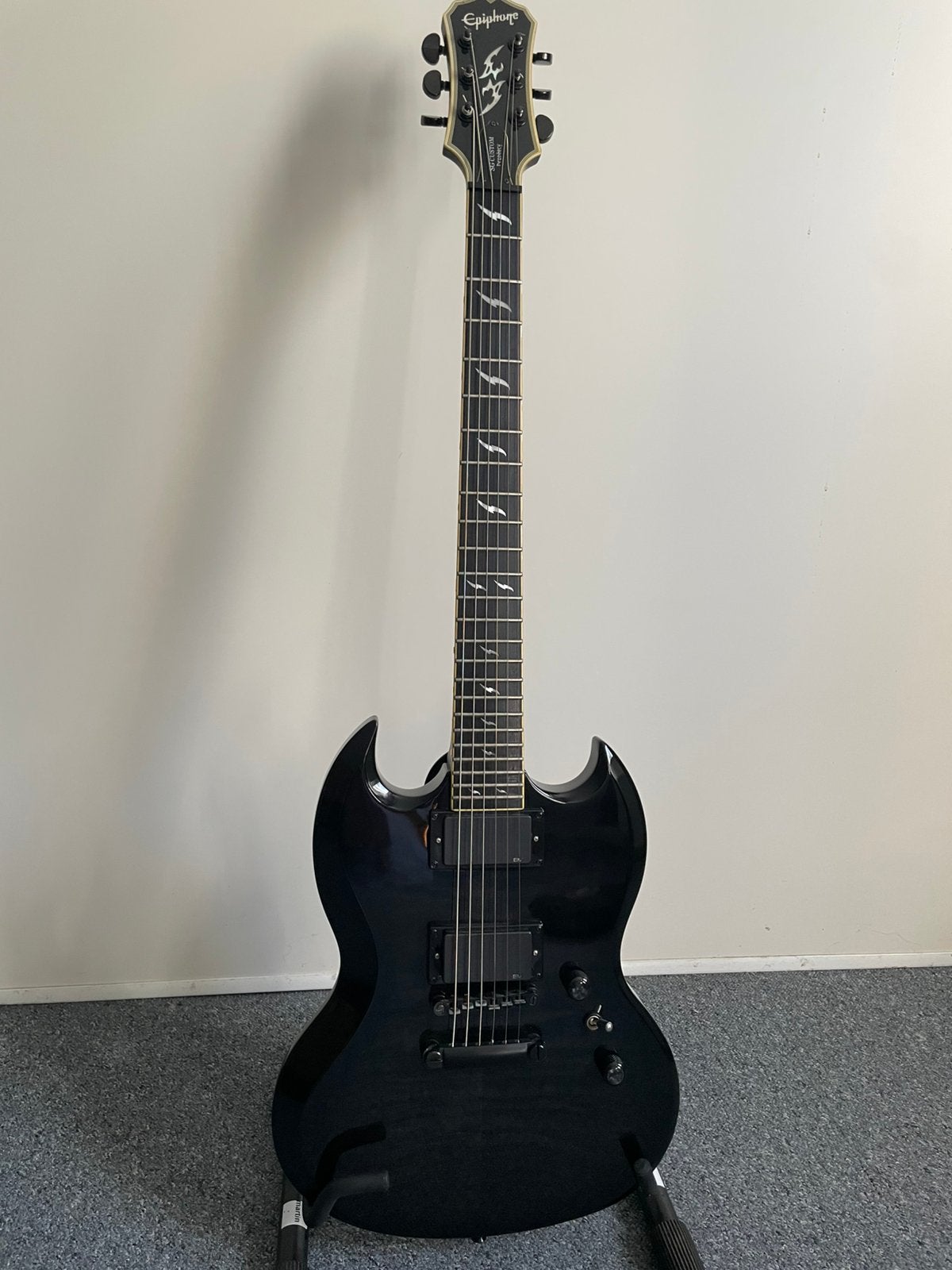 EPIPHONE SG CUSTOM PROPHECY EX midnight ebony, Muziek en Instrumenten, Ophalen, Zo goed als nieuw, Solid body, Epiphone