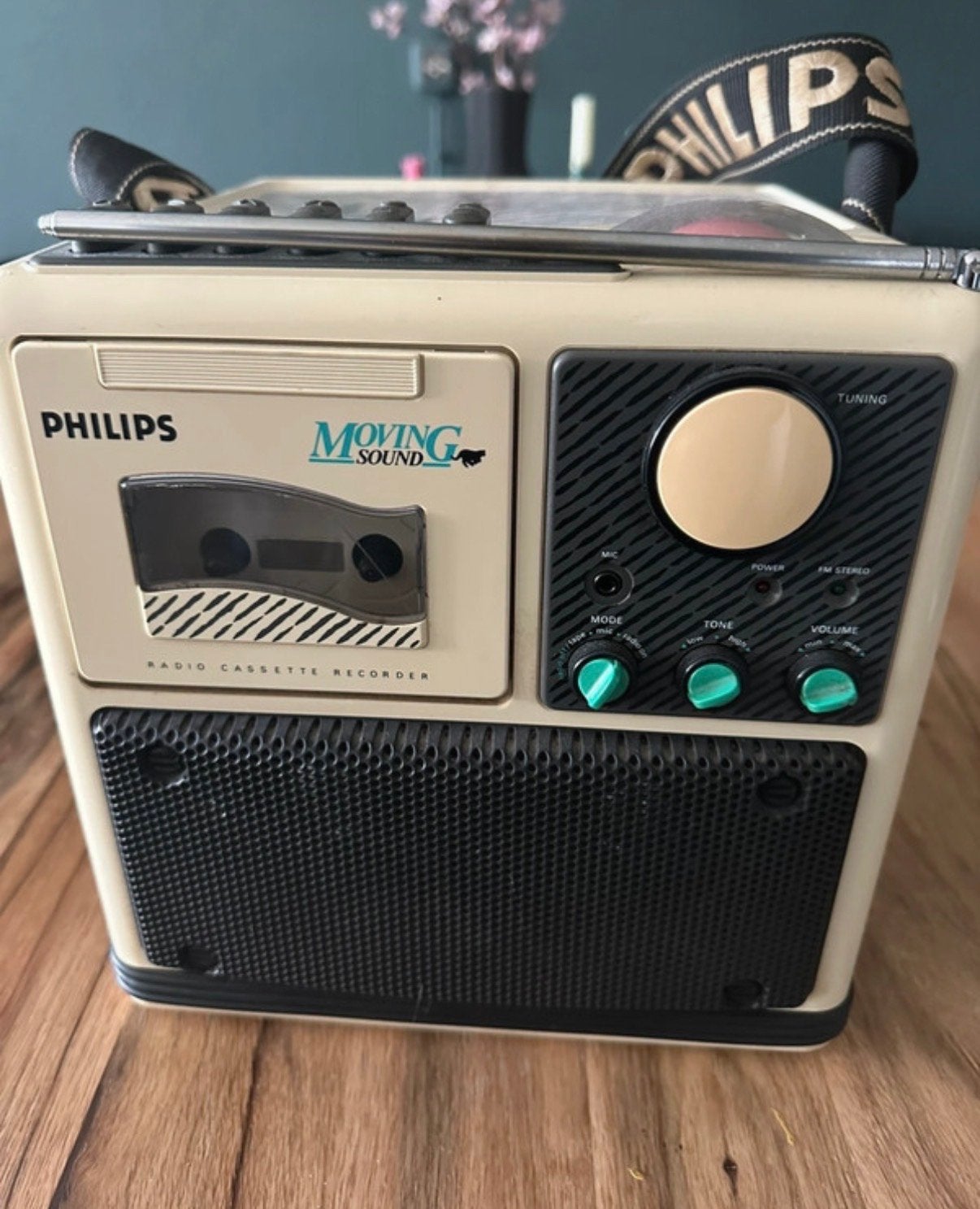 Philips Vintage Draagbare Radio Cassette Deck, Ophalen, Gebruikt, Radio