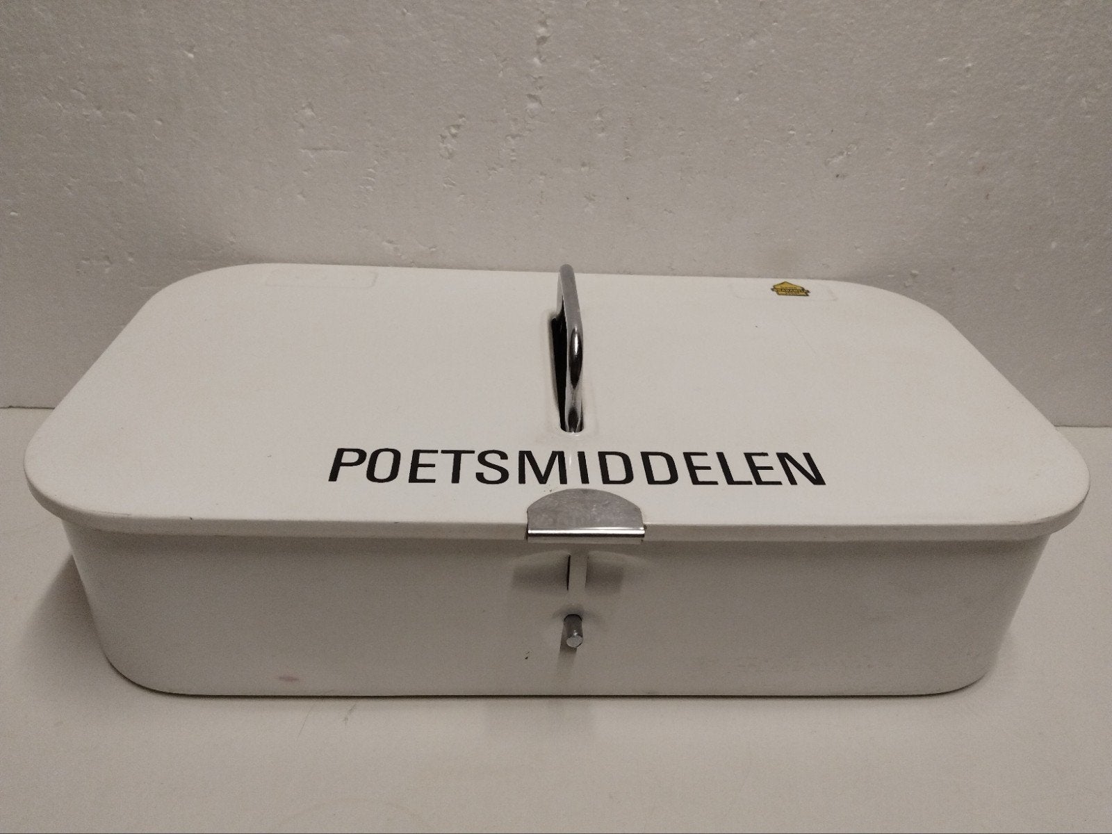 Retro Brabantia poetsmiddelen blik mooie staat nog, Ophalen of Verzenden