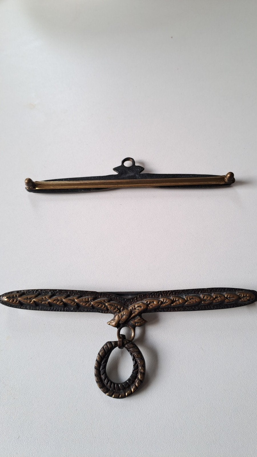 Schellenkoordbeslag (brons/koper). Vintage, Hobby en Vrije tijd, Ophalen of Verzenden, Patroon