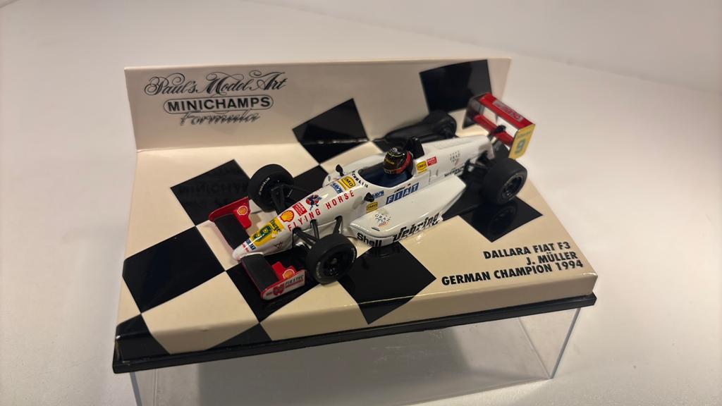 F3 dallara fiat j.muller 1994 minichamps 1.43, Auto, Ophalen of Verzenden, MiniChamps, A