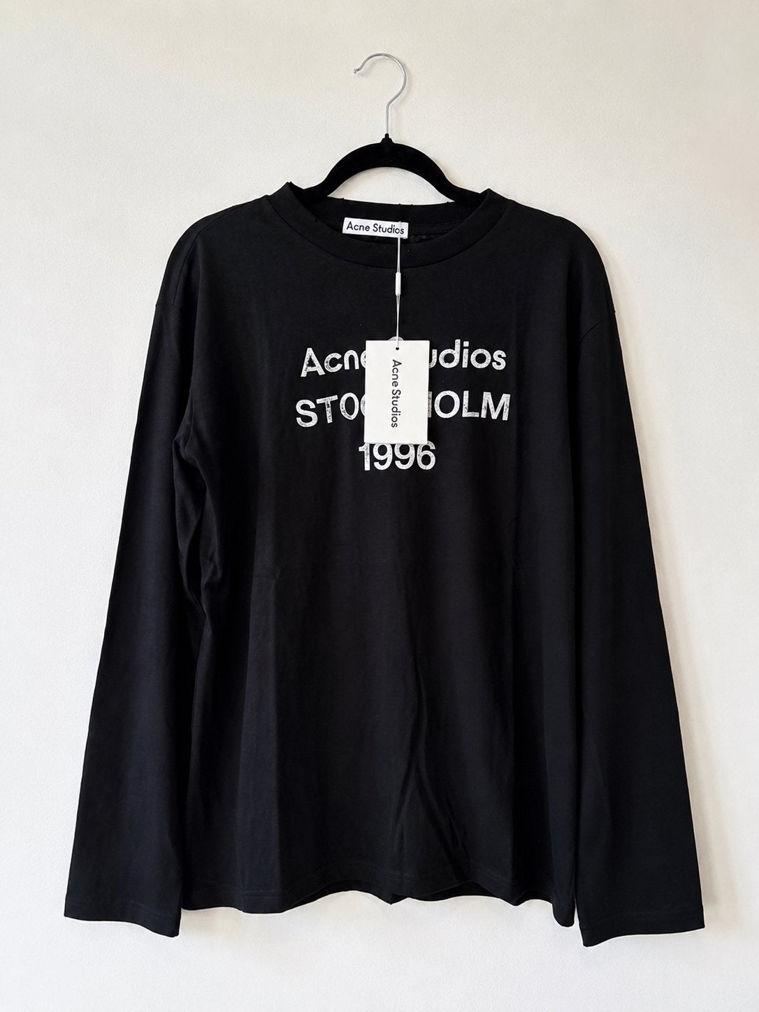 Acne Studios Stockholm 1996 Longsleeve Zwart, Ophalen of Verzenden, Nieuw, Maat 48/50 (M), Zwart