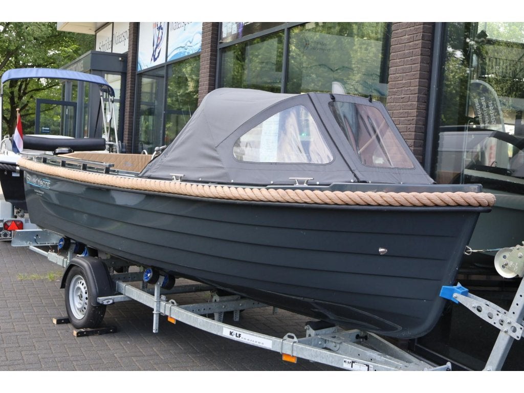 SilverYacht 495 met Honda 15PK, Overige typen, Niet ingevuld, 5 m, Zo goed als nieuw