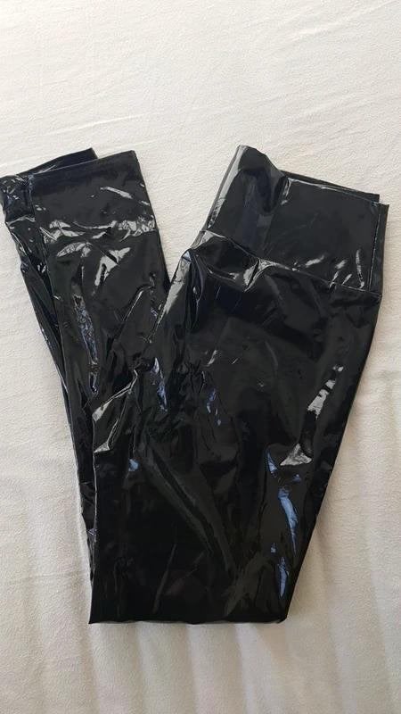 Neplakleren zwarte stretch legging maat M/L, Verzenden, Gebruikt, Onderkleding