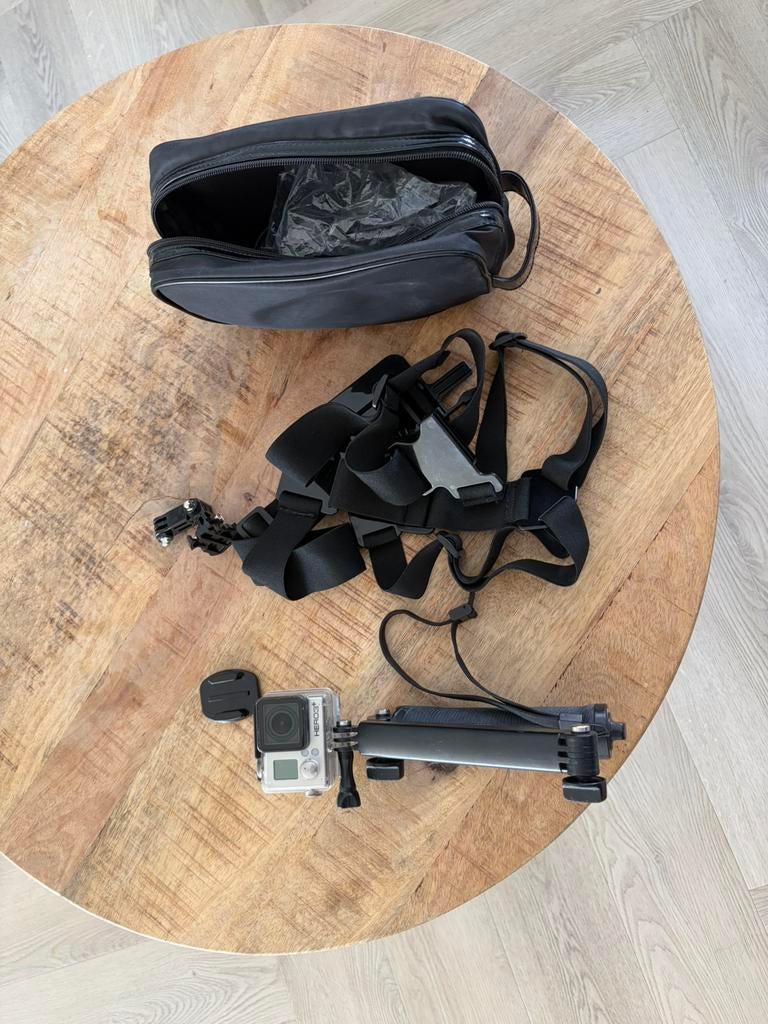 Gopro Hero 3+ met accessoires, Ophalen, Gebruikt, GoPro