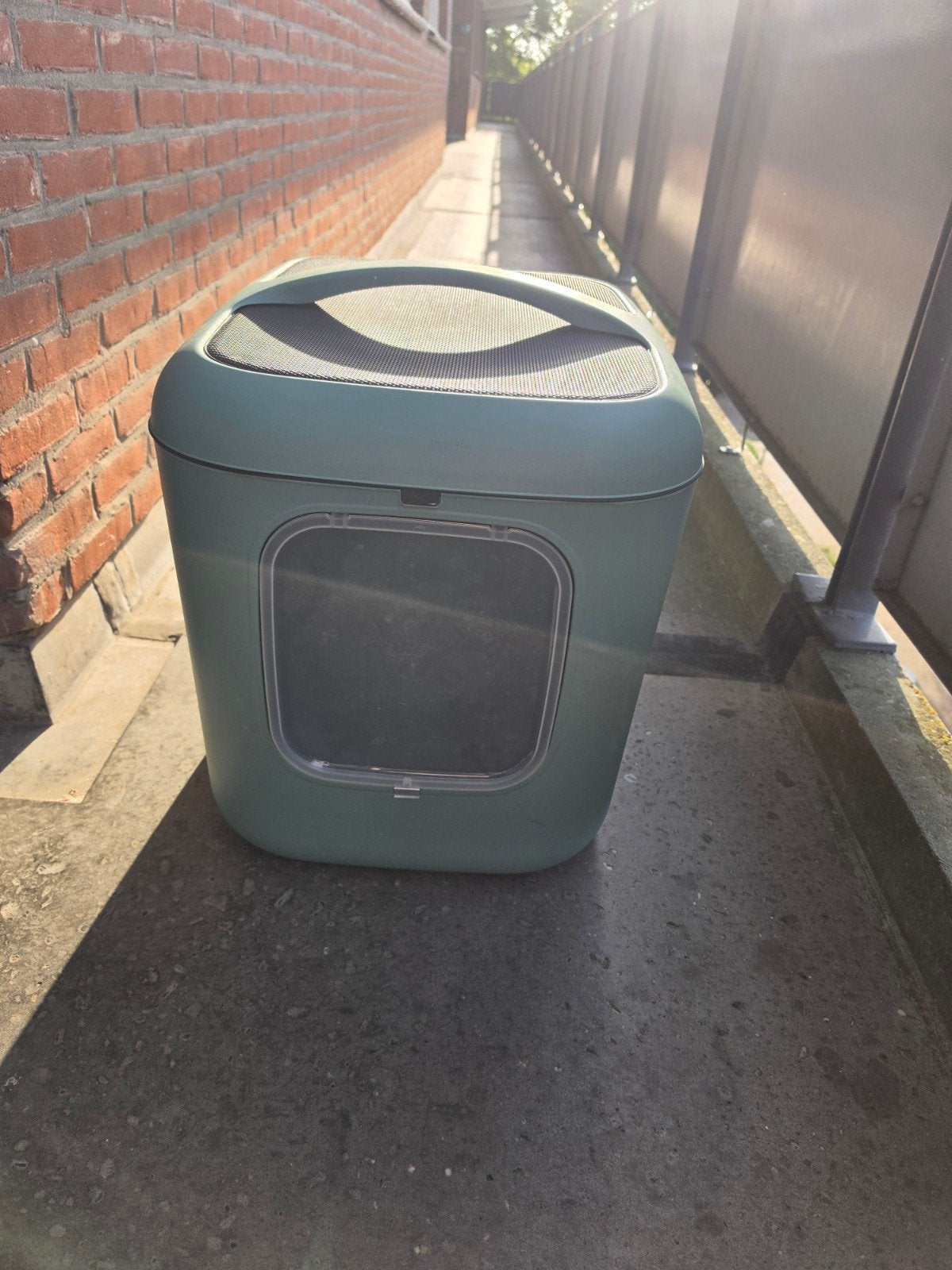 Rotho Biala XL groene kattenbak, Ophalen, Zo goed als nieuw