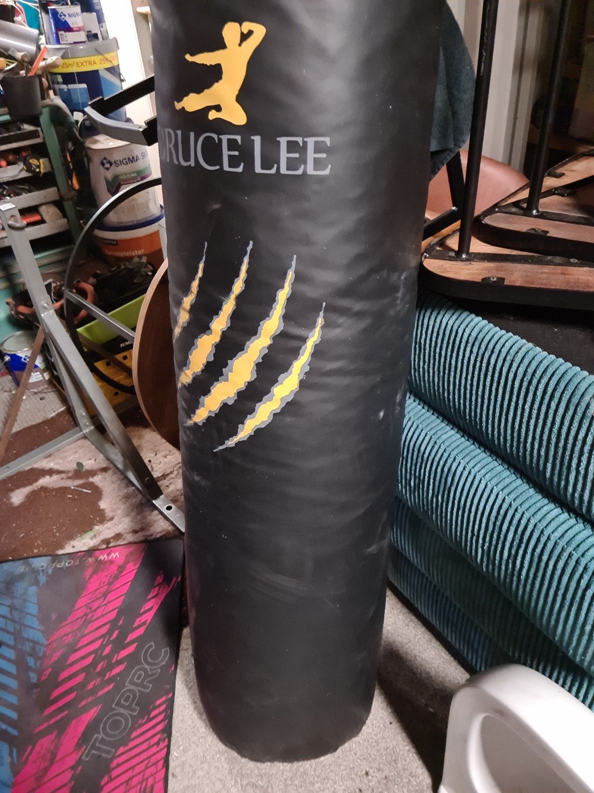 Bruce Lee Bokszak met standaard, Ophalen, Gebruikt, Bokszak