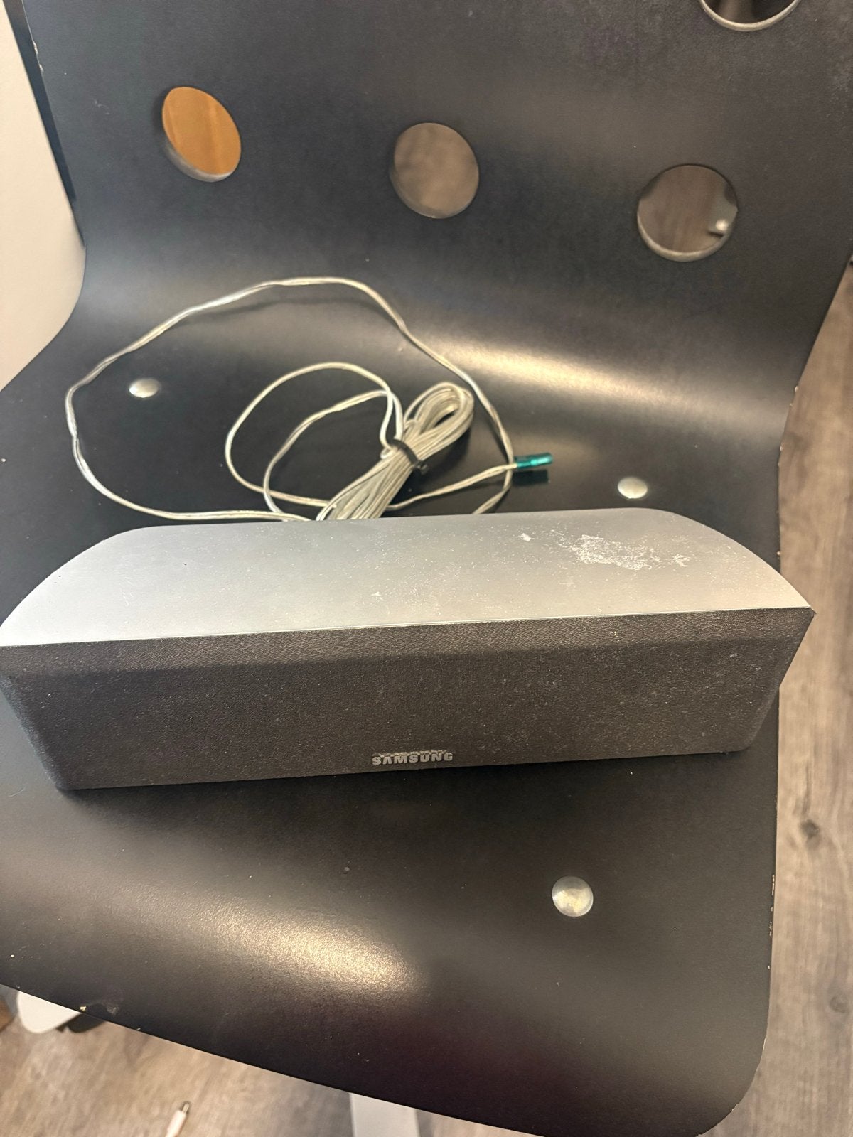 Samsung Center Speaker - Zilver/Zwart, Audio, Tv en Foto, Luidsprekers, Geschikt voor surround/home cinema, Ophalen of Verzenden