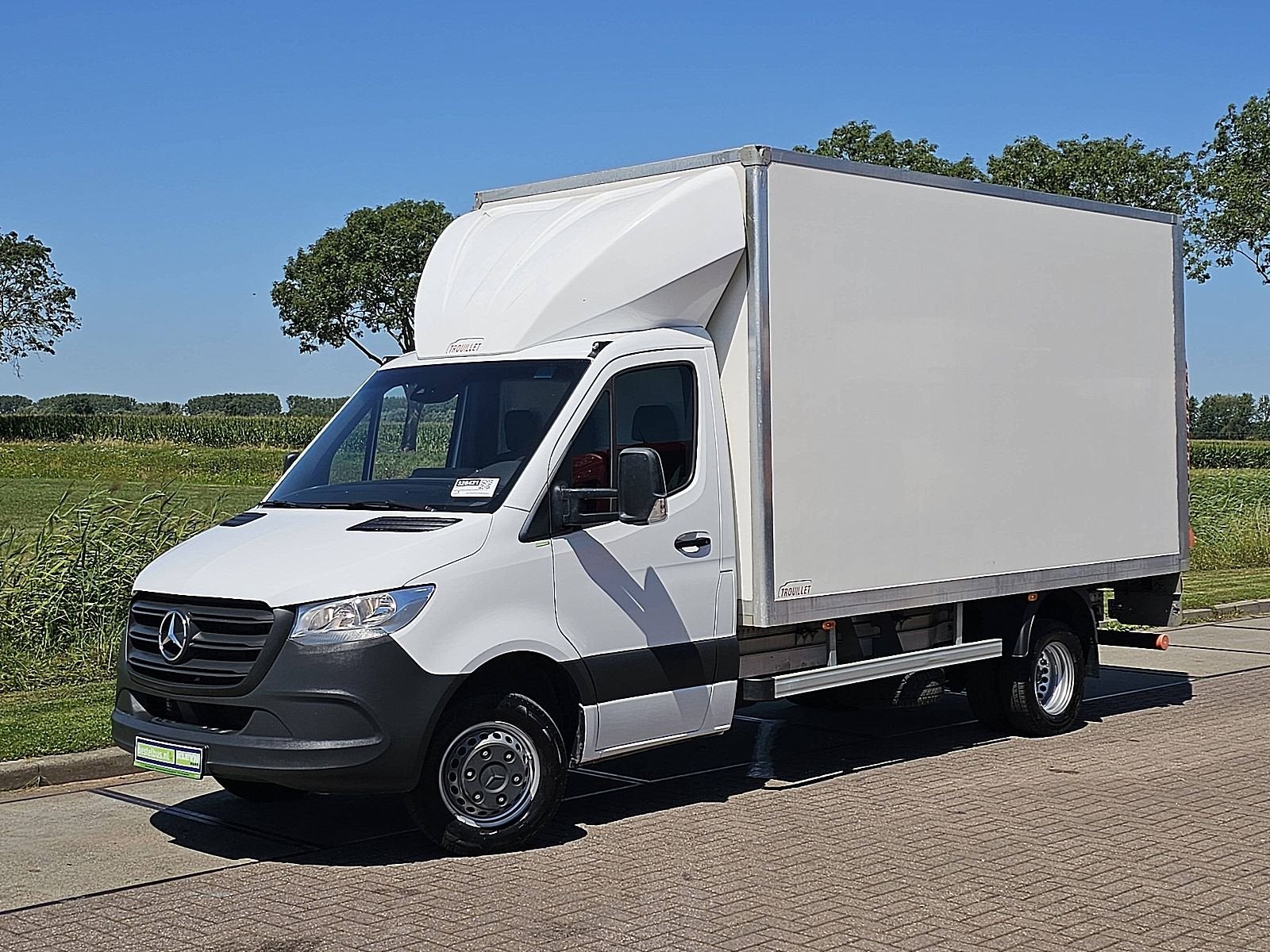 MERCEDES-BENZ SPRINTER 515 bakwagen laadklep!, Auto's, Euro 6, 150 pk, Wit, Mercedes-Benz
