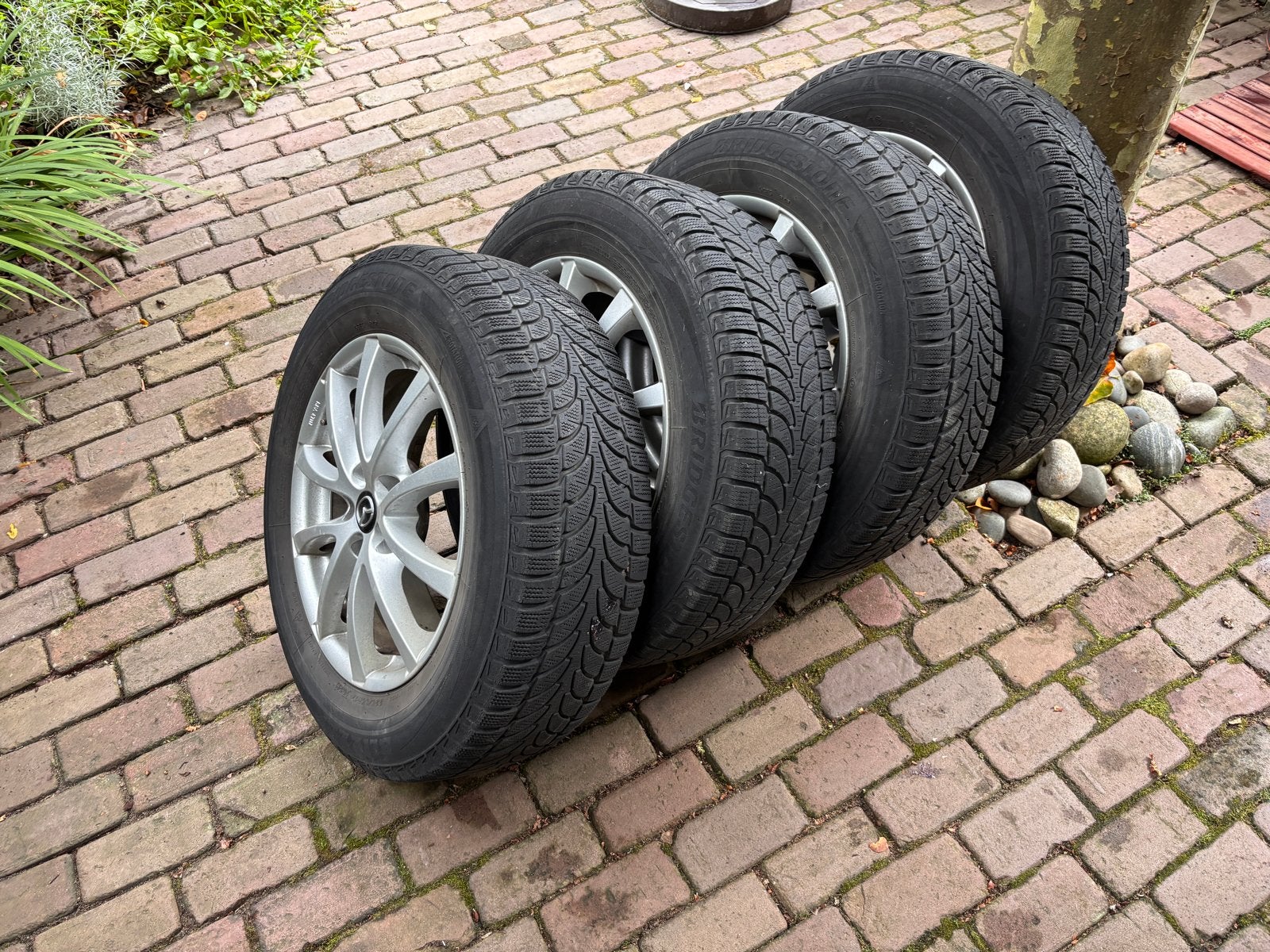 Aluminium velgen met banden voor Mazda CX-5, Auto-onderdelen, Ophalen, Gebruikt, Banden en Velgen, 17 inch