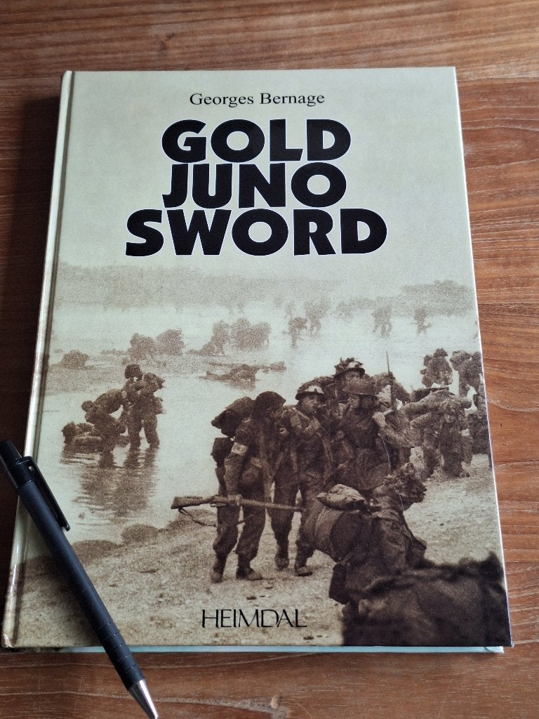 GOLD JUNO SWORD - GEORGES BERNAGE Heimdal, Ophalen of Verzenden, Tweede Wereldoorlog, Zo goed als nieuw, Overige onderwerpen